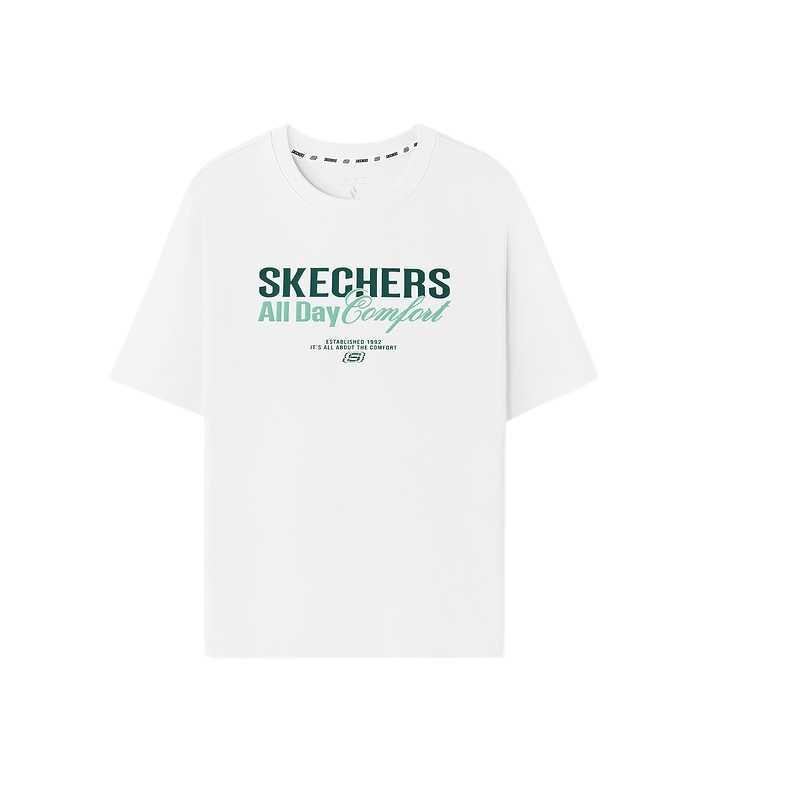 Мужская дышащая футболка-свитер с коротким рукавом и круглым вырезом Skechers L126M020-0019 S