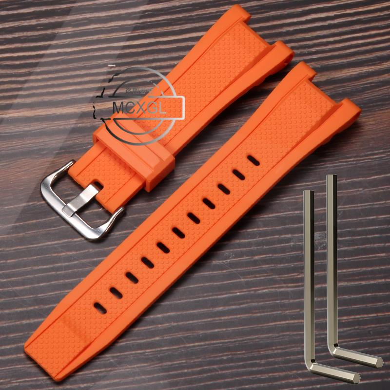 Pasek żywiczny Pasujący do Casio GST-B100 GST-210 GST-W300 Męski Sportowy Wodoodporny Silikonowy Pasek do Zegarka