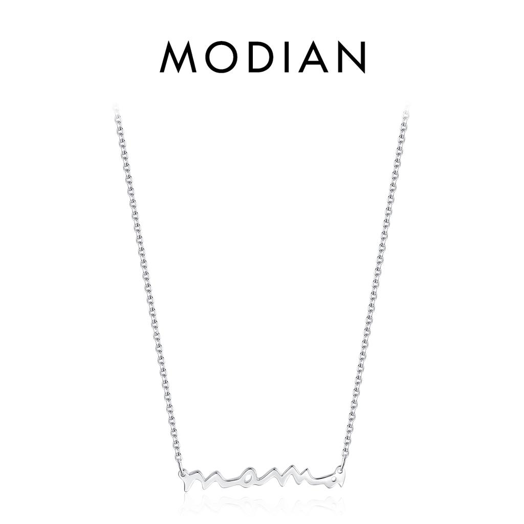 Classic Design 925 Sterling Silver Letter Mama Pendant Necklace For Women Mom Mama Mother's Day birthday Christmas Gift