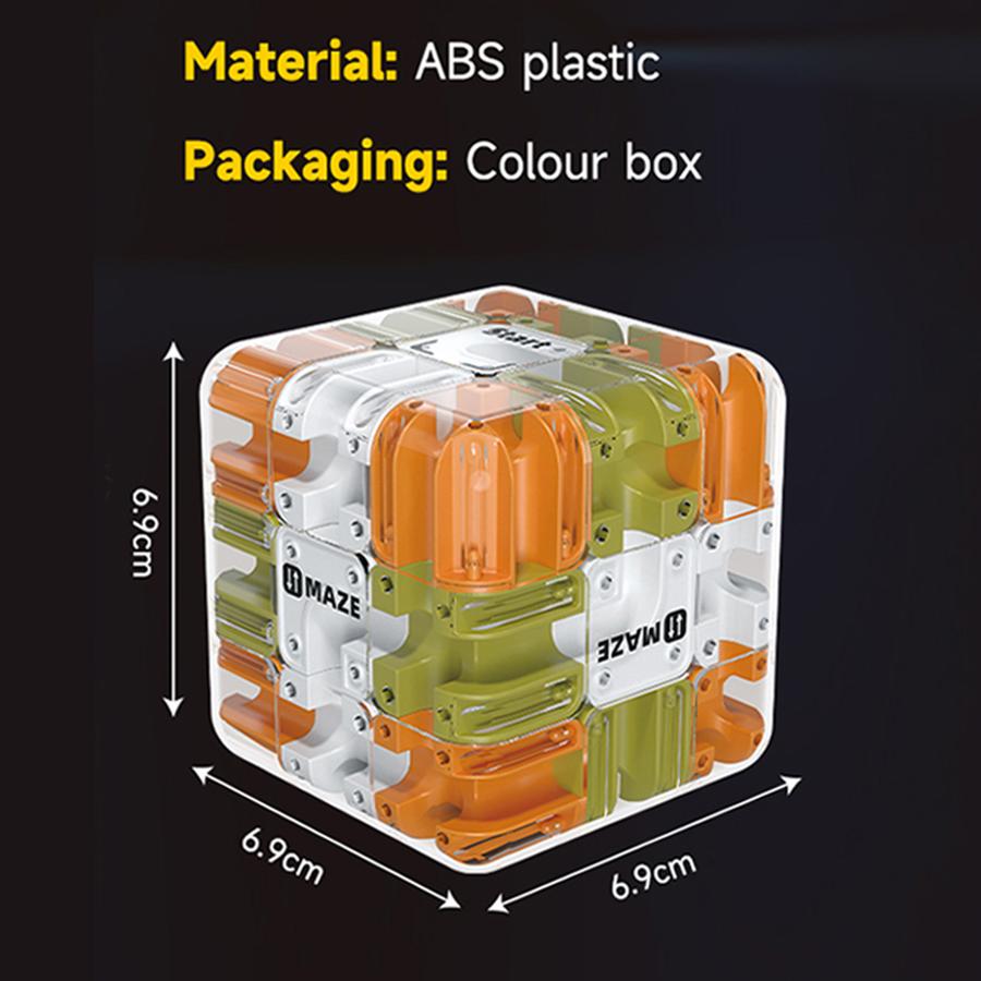 Puzzle Maze Cube, Large Labyrinth 3D Puzzle Maze Cube - Engaging Brain Teaser Toy, Three-Dimensional Magic Cube Brain Teaser Bal
