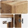 Cabinet Set 2 Pcs Reclaimed Wood Wood Material