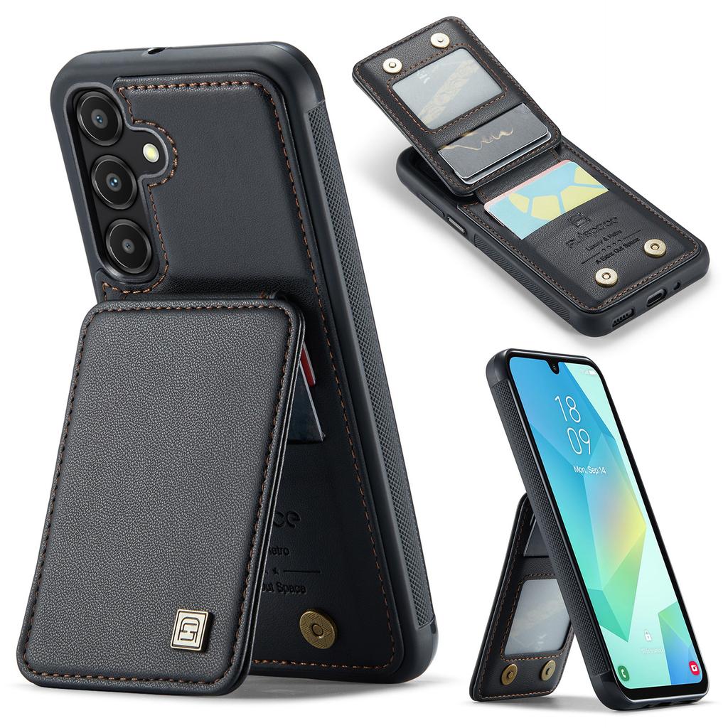 Flip Magnetic Leather Wallet Case For Samsung Galaxy S25 Ultra S24 Plus S23 S22 A56 A36 A26 A16 A55 A35 A15 Cards Holder Cover