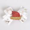 1Pcs Christmas Series Hair Pin Cute Glitter Bowknot Hairpin Elk Snowman Hair Clips Kids Hair Accessories for Girls