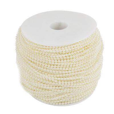 100m Roll Imitation Pearl Wire Beads Garland String DIY Wedding Decoration 2.5mm