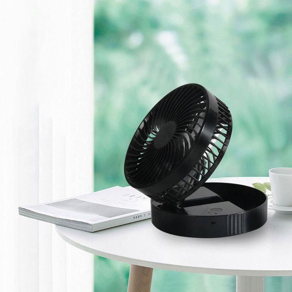 Rotatable Telescopic Electric Fan 24H Long Battery Life Desktop Electric Fan  Outdoor Activity