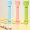 Cat Strip Feeder Spoon Long Handle Cat Food Strip Squeezer Pet Meat Mud Treat Dispense Spoon For Cats Pet Supplies