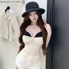 Summer new sweet and spicy fake two-piece sling vest female slim and thin design versatile sleeveless top