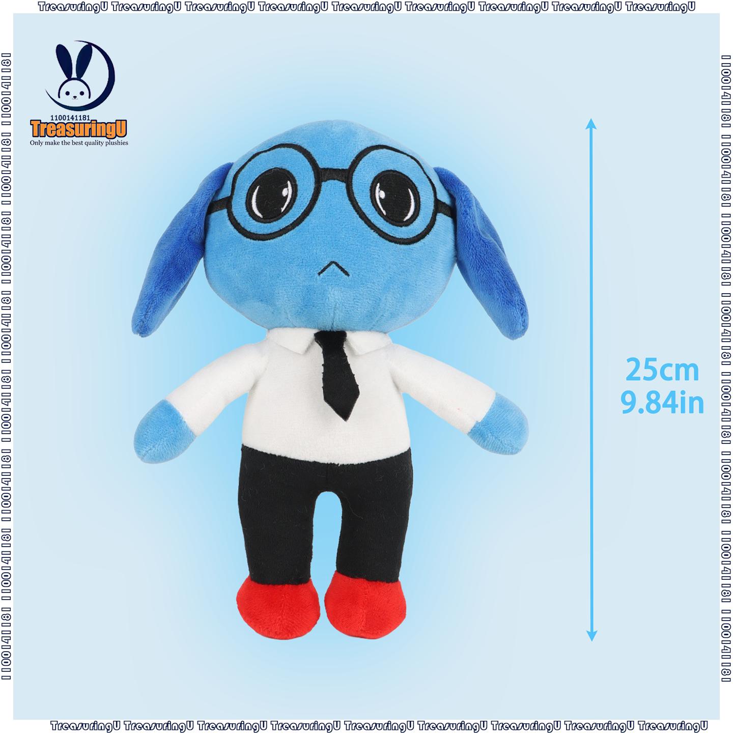 Treasuringu Dierenklinieken Pluche Speelgoed Cartoon Horror Spel Ron Knuffelpop Leuke Agent Eend Pluche Pop Spel Fans Cadeaus