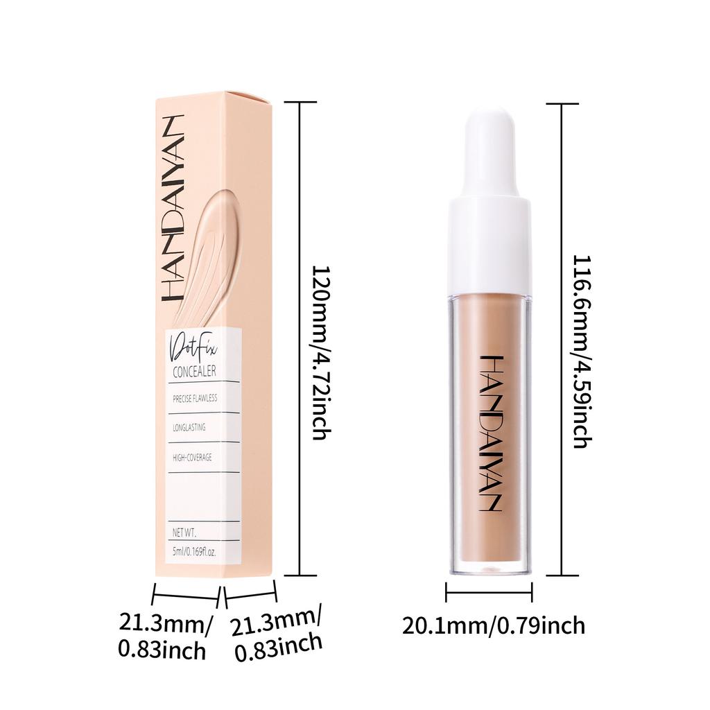 Liquid Concealer Matte High Coverage Waterproof Oil Control Moisturizing Long Lasting Concealer Professional Face Makeup