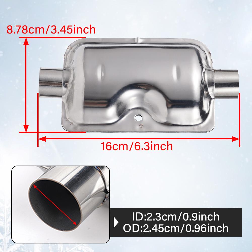 Muffler Upgraded Clamp Bracket Car Air Diesel Parking Heater Exhaust Pipe Stainless Steel For Car Truck Caravan Car Accessories