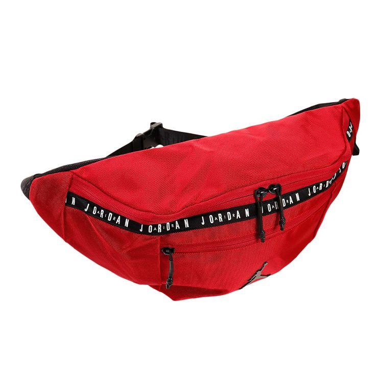 Jordan Air Logo Polyester Single Shoulder Crossbody Waist Bag Unisex bags Red 9A0245-R78