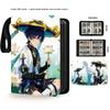 400900 Pcs Card Album Book Anime Genshin Impact Collection Card Zipper Game Cards Sunny Starscout Binder Holder Kids Gifts Toys