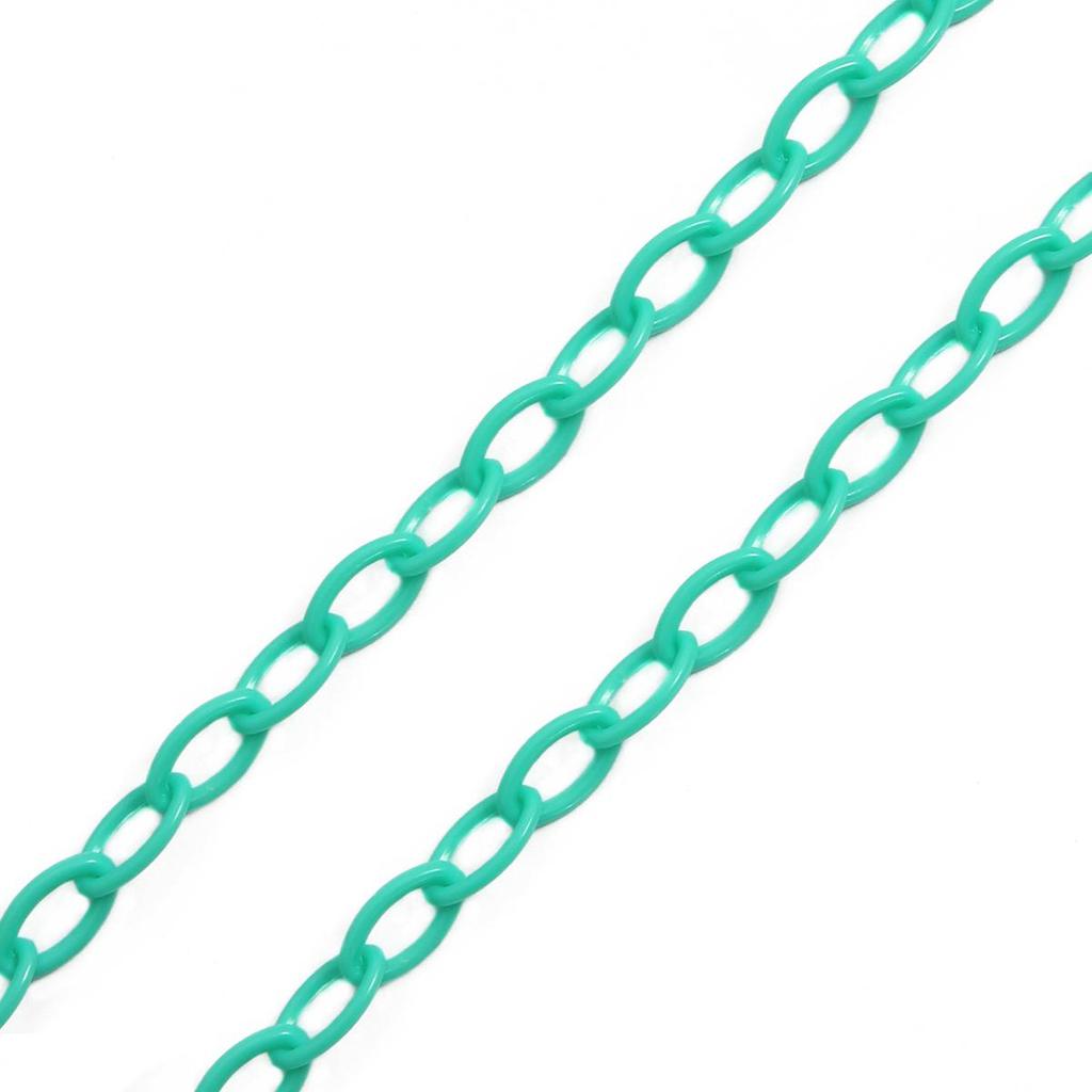 4pcs 40cm Bright Color Acrylic Fashion Link Sunglasses Chain Beads For DIY Jewelry Making Sunglasses Accessories