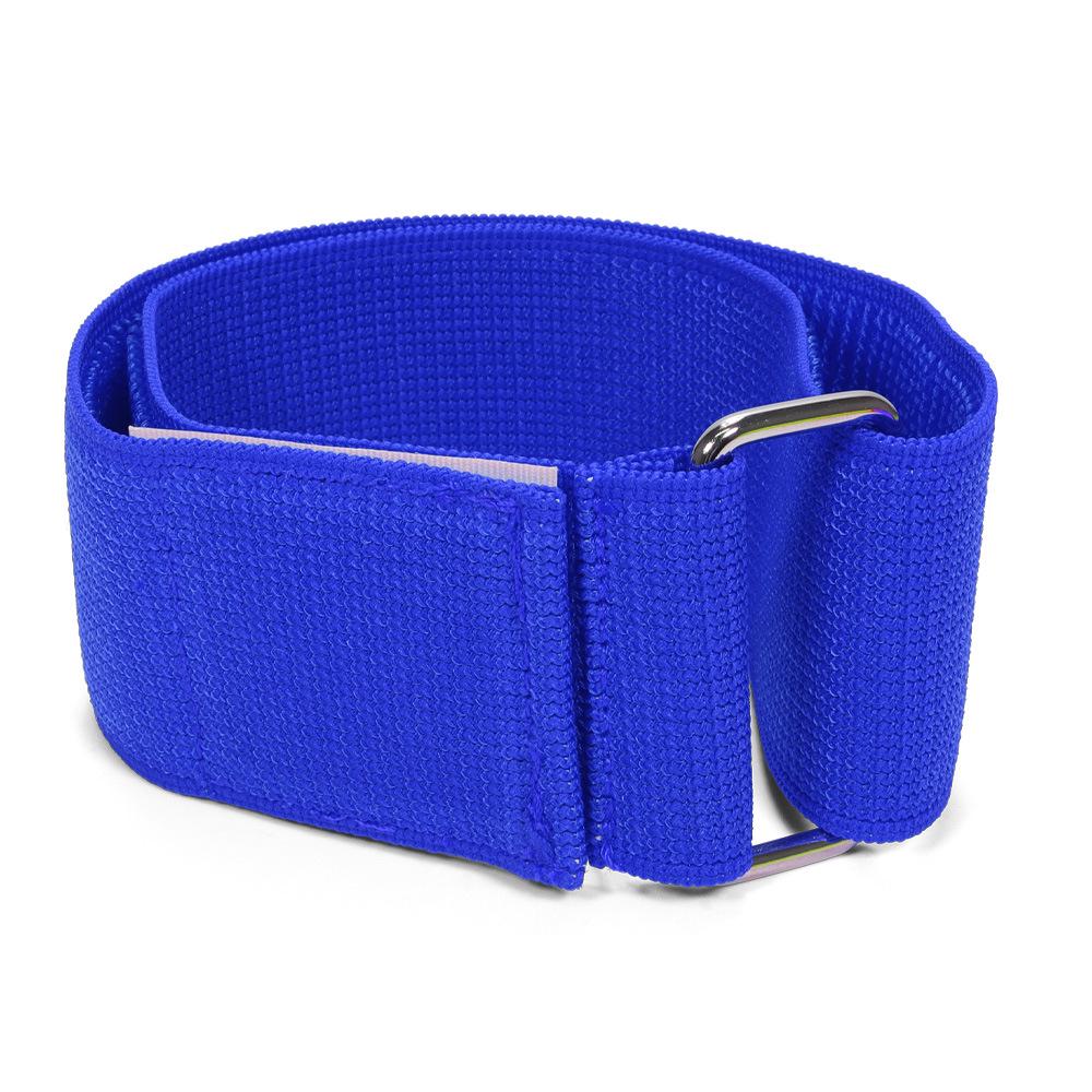 Three-Legged Race Elastic Straps for Outdoor Team Building Games 50*500mm Elastic Strap without Buckle синий