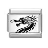 Laser Engraving Animals Snake Wolf Tiger Lion Dragon Italian Charm Links Fit 9mm Stainless Steel Bracelet Men Women DIY Making