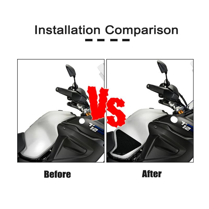 Pentru Yamaha Super Tenere XT1200Z Tampoane de rezervor de combustibil XT 1200Z XT1200 Z 2012- Tampoane de rezervor pentru motociclete Autocolante de protecție laterale