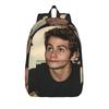 Dylan Obrien Actor Style Knapsack Lightweight High School Work  Daily Pack for Men Women Laptop Computer Carry Carrier