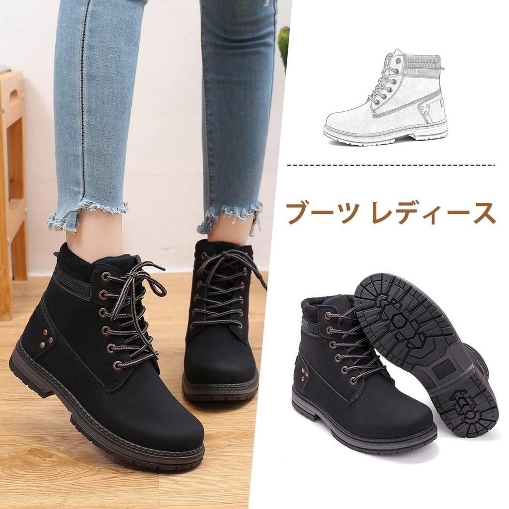 Leather Work Plus Leather English Platform [ziitop] Women's Autumn/Winter High-Top Boots, Size, Women's Shoes, Style, High-Top, Sole, Non-Slip