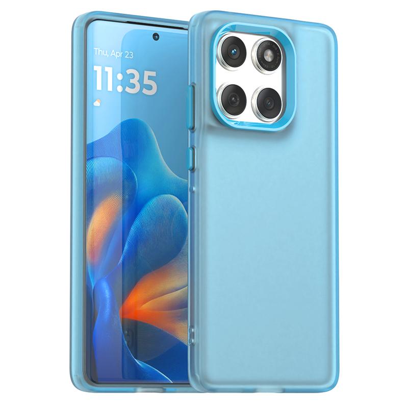 Anti-Drop Candy Color Case For Motorola Edge 60 Matte PC Transparent Back Case Moto Edge 60 Fusion Cover For Moto Edge 60 Case