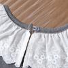 Cross-Border Girls' Summer Two-Piece Set: Ruffle Collar Vest with Flare Pants
