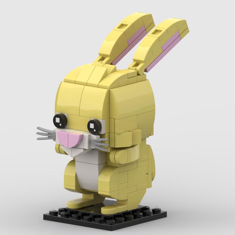 Non-Toxic Moc Cute Animals Bear Cow Rabbit Eagle Penguin Hedgehog Tiger Panda Pig Building Blocks Toys For Children Kids Christmas Gifts