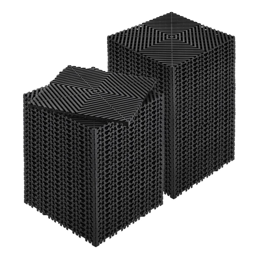 Interlocking Drainage Mat Modular Floor Tile 12” X 12” Drainage Cushion