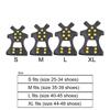 10 Teeth Climbing Crampons Anti-Slip Mountaineering Cleats Unisex Bundled Crampons Walking Hiking Accessories