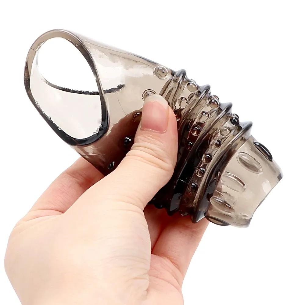 Penis Rings Enlarger Sleeve For Men Delayed Ejaculation Cock Ring Adult Sex Products Adults Couples Intimate Cock Ring Sex Toys