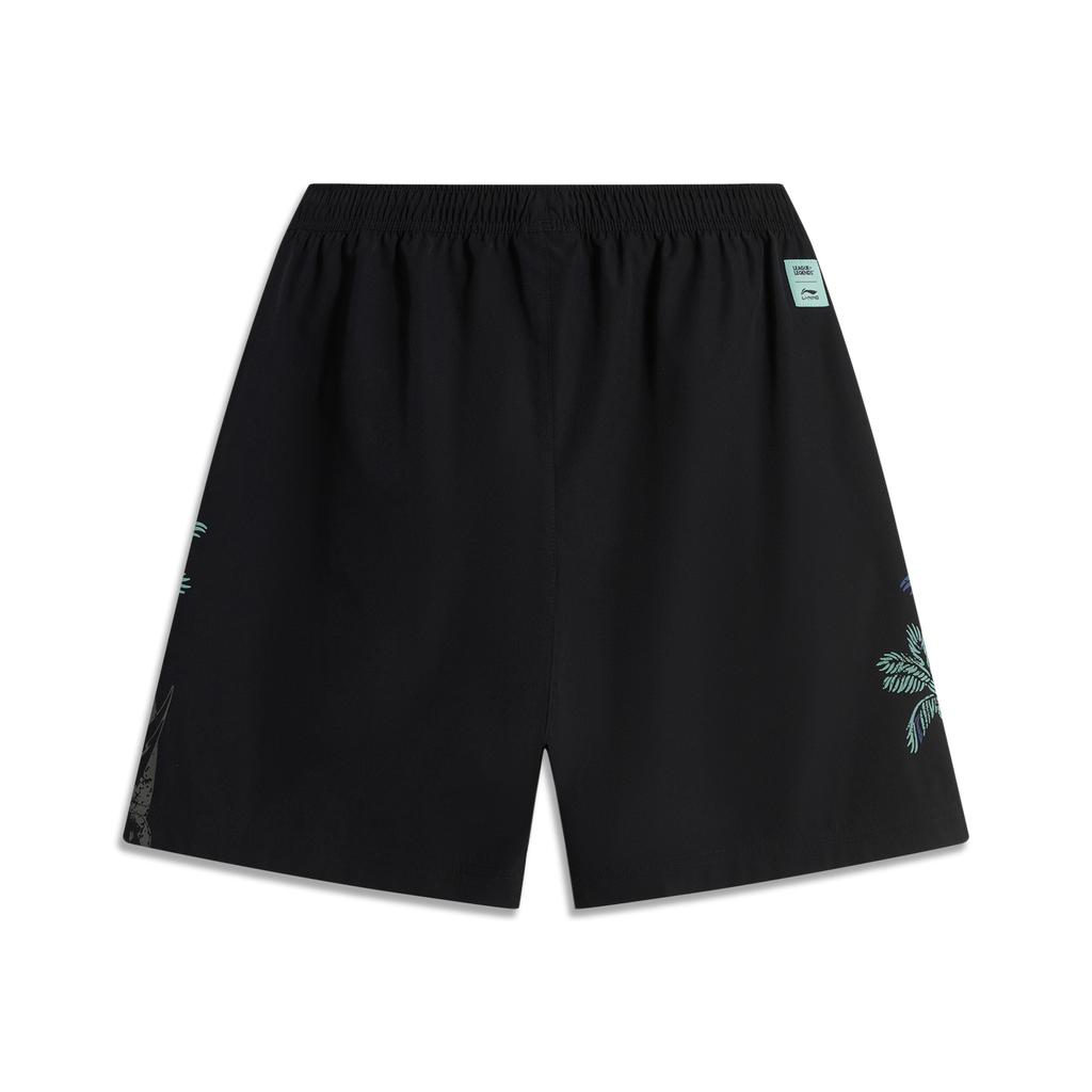 Li Ning X League Of Legends Pool Party Collaboration Esports Series Brand Logo Print Comfortable Breathable Versatile Loose Casual Shorts AKSU855-2