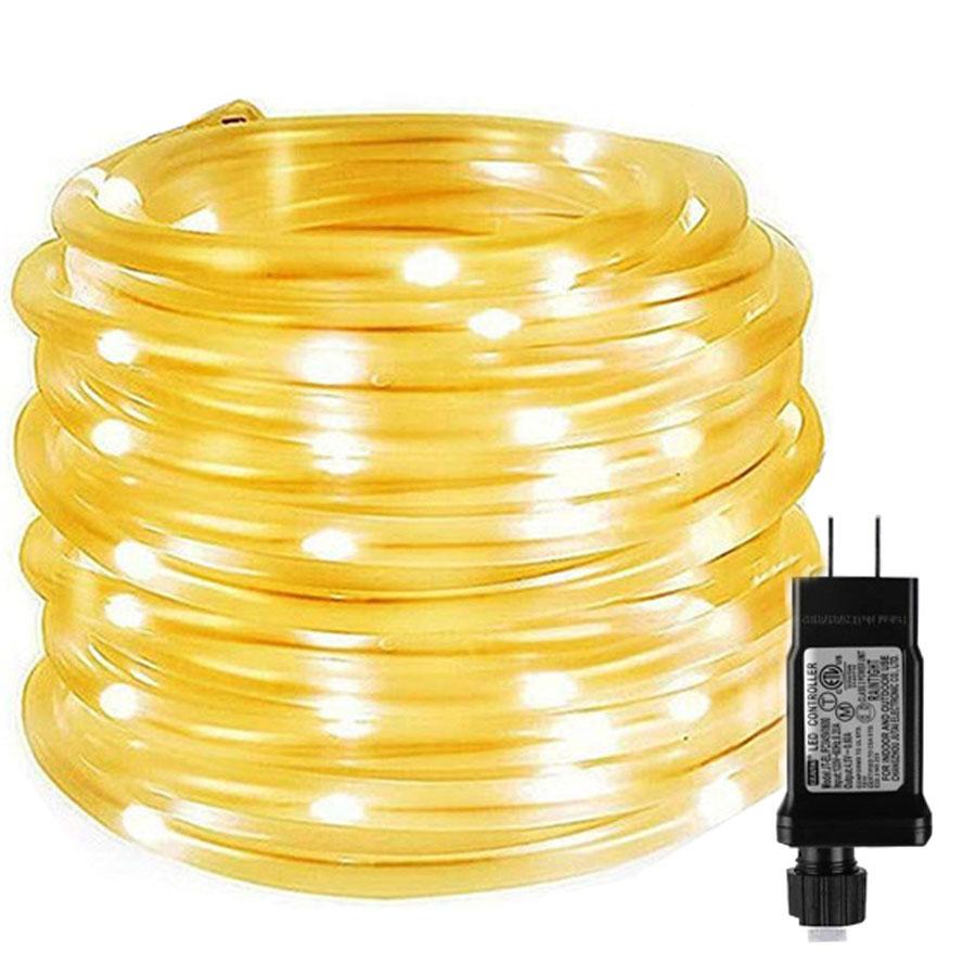 LED Rope Tube String Light 10M 30M Outdoor Christmas Rope Light Copper Wire Fairy Light Garland for DIY Garden Fence Party Decor