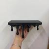 Plastic Drip Floating Shelf 3D Printed Wall-Mounted Display Stand  Home Decoration