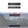 2X Black Exterior Rear Window Sticker Trim Decals for Dodge Ram 11+ Accessories