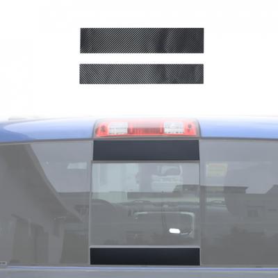 2X Black Exterior Rear Window Sticker Trim Decals for Dodge Ram 11+ Accessories