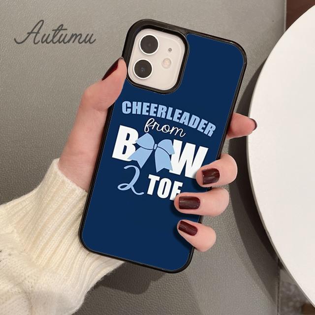 Cheers Cheerleader Bow To Toe Phone Case for iPhone 11 12 13 14 Pro Max Mini XR XS SE 2020 7 8 Plus Samsung Galaxy S21 S22 Cover