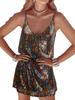 European & American V-neck Sequin Sling Dress for Women - Sexy Nightclub Style