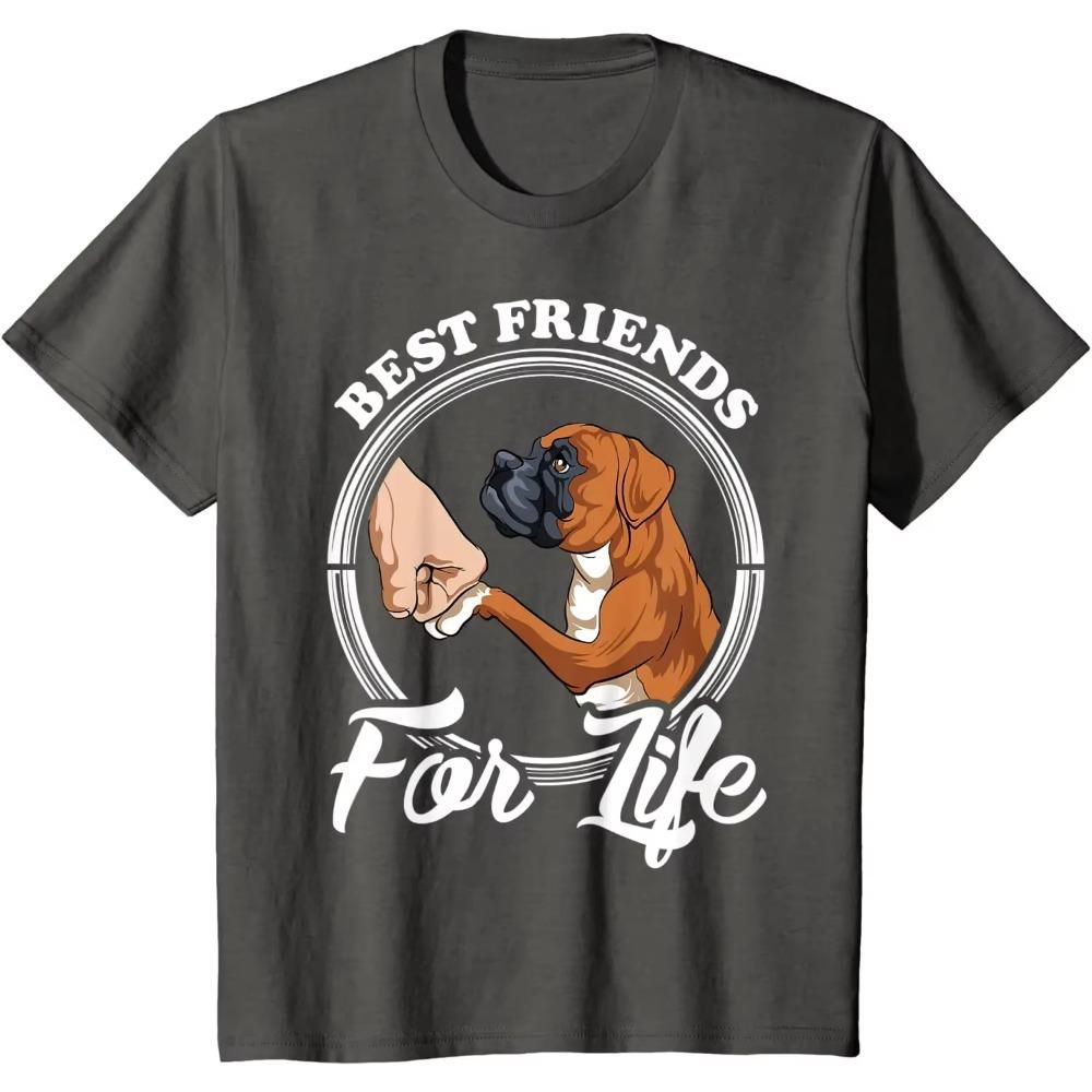 Funny Boxer Dog Shirt Boxer Dog Lovers Gift T-Shirt 100% Cotton O-Neck Short Sleeve Casual Mens T-shirt Size S-3XL