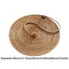 Round Cat Scratcher Bed Weaving Couch Cat Scratcher Cat Scratching Post  Furniture Protector