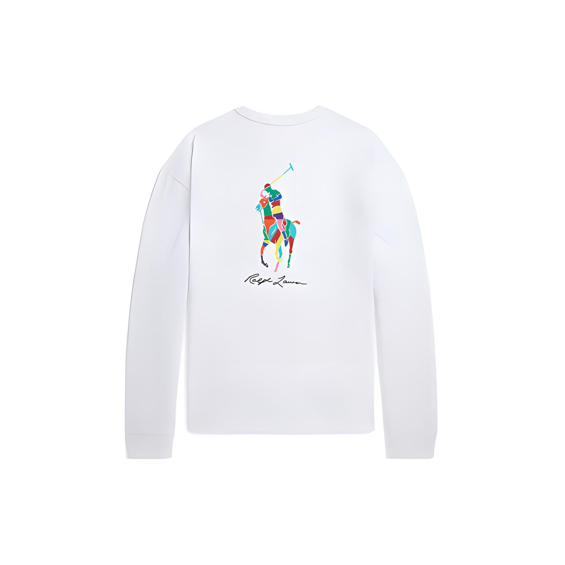 

Футболка мужская Polo Ralph Lauren с вышивкой пони, свободного кроя, с круглым вырезом, белая MNPOTSH16820341-100 XXL