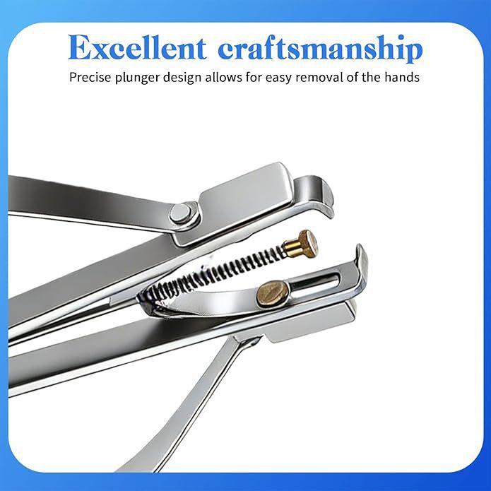 Spring-loaded Watch Hand Setting Tool Kit: Pliers, Hand Remover, and Setter Pen