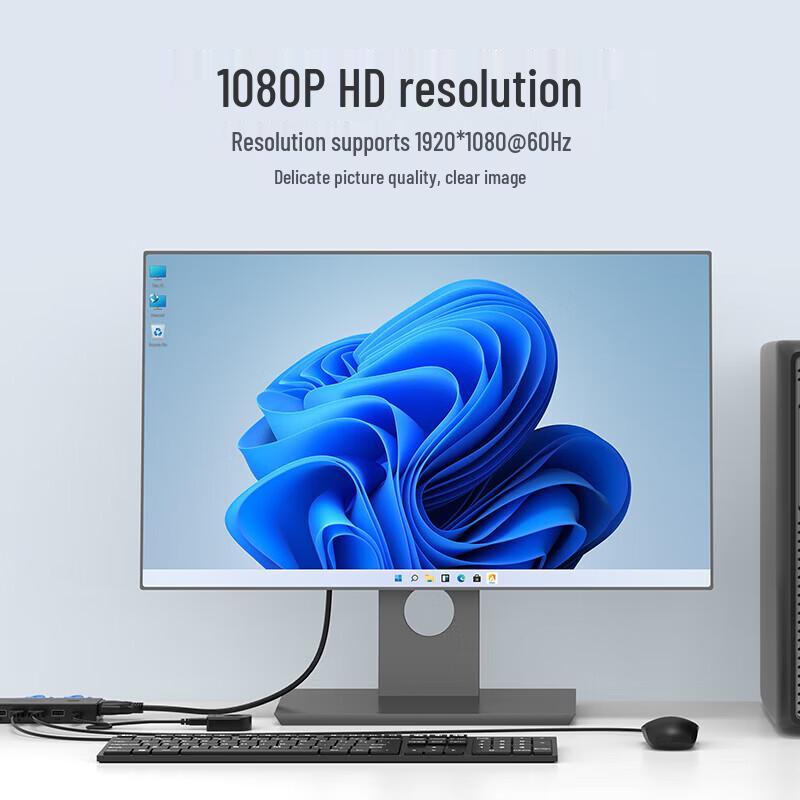 MT-Viki 2-Port VGA KVM Switch with Desktop Controller