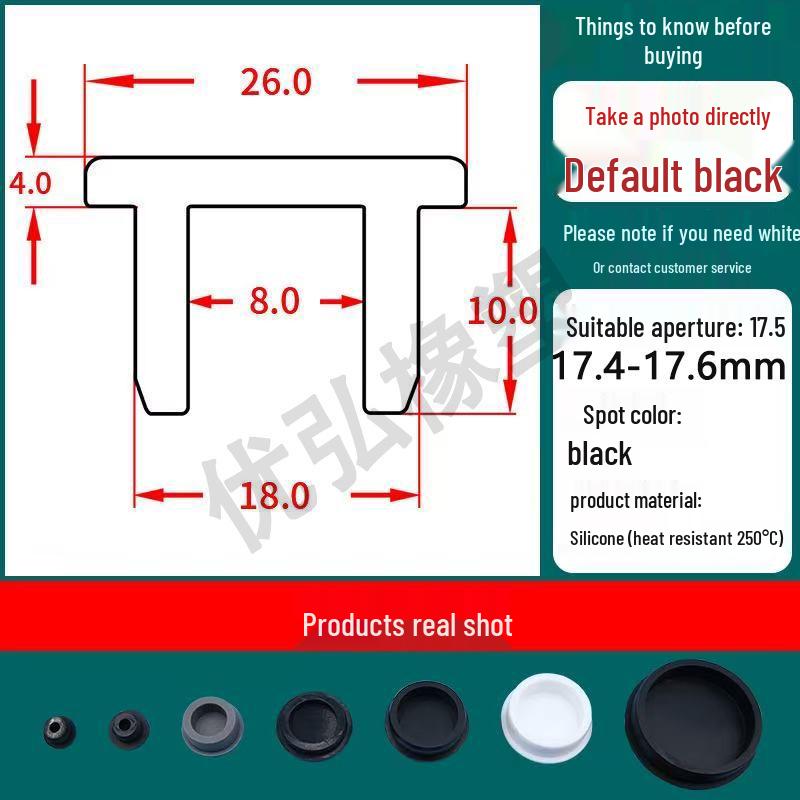 Silicone T-Shape Waterproof Sealing Plug for Round Holes