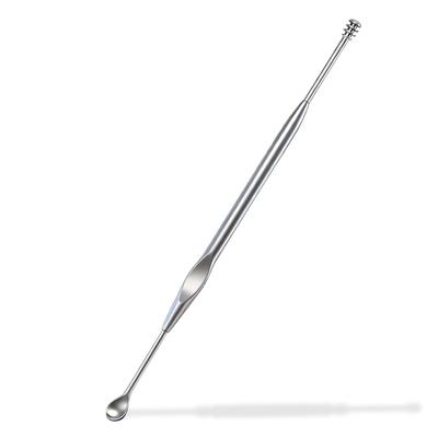 Ear Pick Stainless Steel Spiral Thoroughly Removes Cool Comfortable Durable Cleaner Effectively Easy-to-hold Ergonomic Design Sturdy Finish Convenient