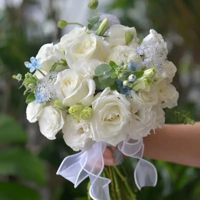 Свадебный букет из тюльпанов Циси - свадебный и фотореквизит, композиция из искусственных цветов.