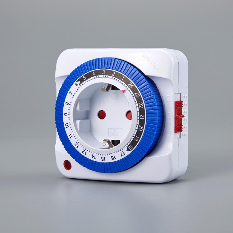 European Standard Household 24-Hour Smart Mechanical Timer Socket