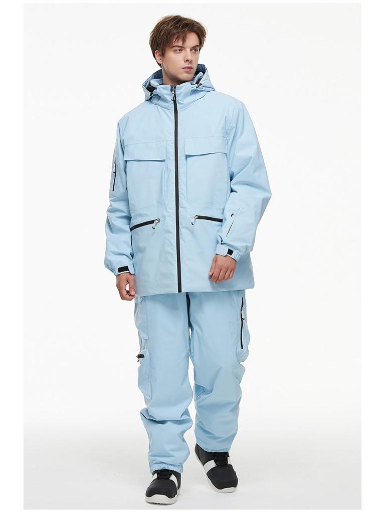 Unisex Skijacke 24/25: Winddicht, Wasserdicht, Warm, Single-Board-Stil für Outdoor-Wintersportarten.