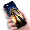 Transformers Bumblebee Černý Silikonový Kryt na Telefon Pro Samsung Galaxy S23 S21 S20 FE S24 S22 Ultra S10E S10 S9 S8 Plus