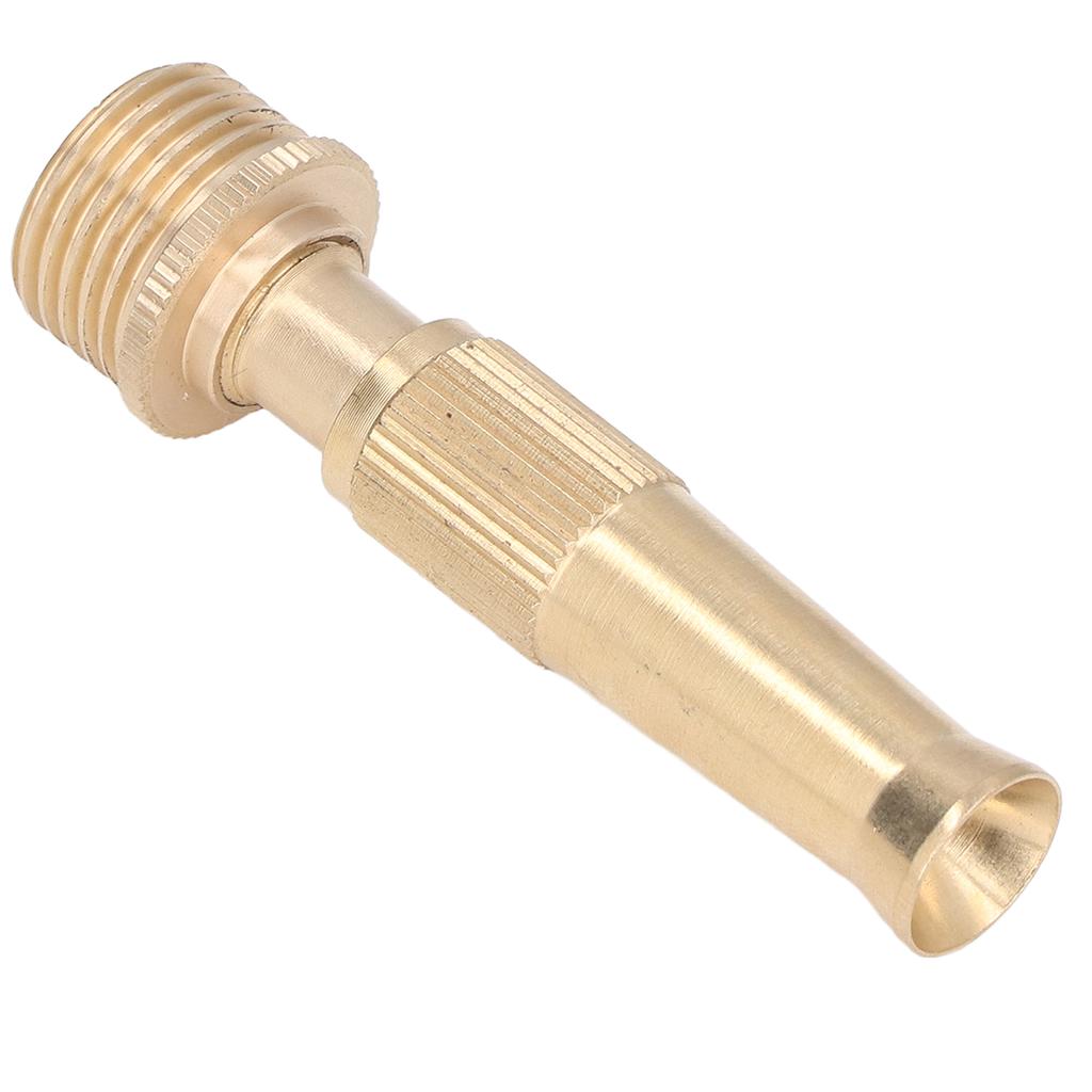 Water Hose Nozzle G1/2 External Thread High Pressure Resistant Rotatable Adjustable Garden Hose