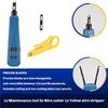 Punch Down Impact Tool With 110 And 66 Blades, Network Wire Cable Cat6/Cat5e Telephone Impact Terminal Insertion Tools-B61B