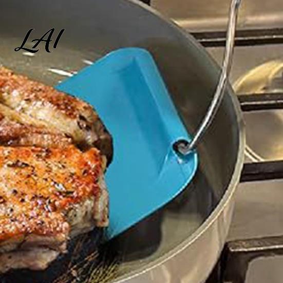 Camping Cooking Spatula Adjustable Angle Spatula 7 Position Silicone Turner for Grill Air Wide Blade Fryer Flexible Narrow And Kitchen Flipping