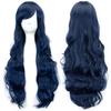 Heat Resistance Long Curly Hair 80cm Women Wave Hairpiece Universal Anime Cosplay Wigs  Halloween